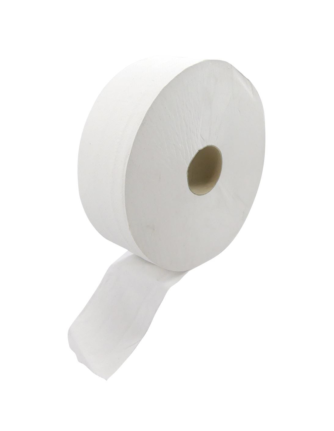 Rouleaux de papier toilette jumbo, pratique et économique. Disponible sur