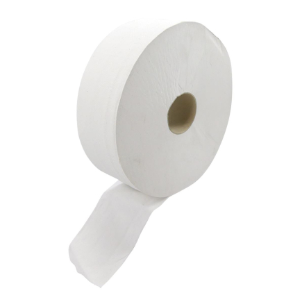 Paquete de 60 rollos papel higiénico industrial 1086 hojas JUMBO ECOLABEL