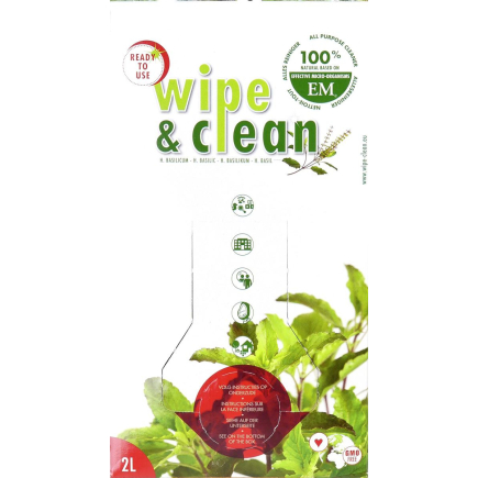 Nettoyant naturel Wipe & Clean EM Basilic