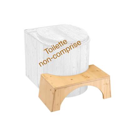 Tabouret rehausseur physiologique pour toilette - Lécopot