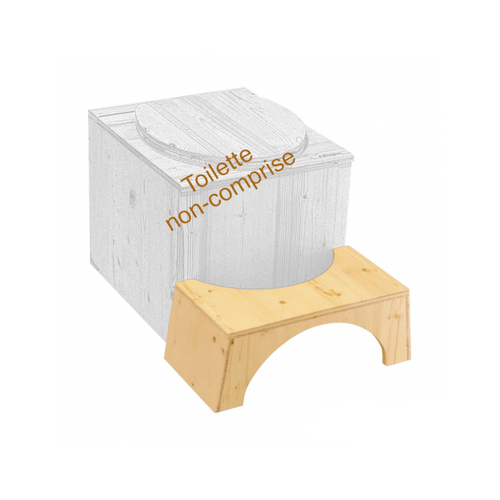 Taburete de refuerzo fisiológico para baño seco - Lécopot