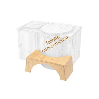 Tabouret rehausseur physiologique pour toilette LECOPOT