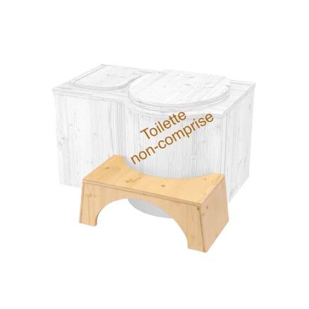 Tabouret rehausseur physiologique pour toilette - Lécopot