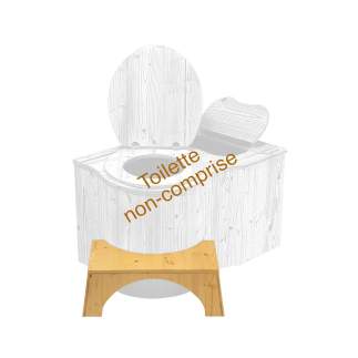 Tabouret rehausseur physiologique pour toilette LECOPOT