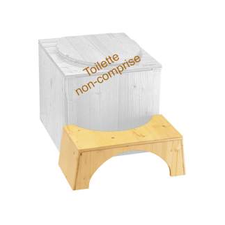 Tabouret rehausseur physiologique pour toilette LECOPOT