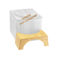 Tabouret réhausseur physiologique pour toilette