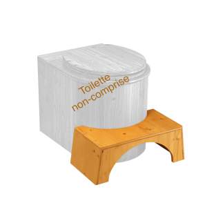 Physiological booster stool for dry toilet LECOPOT