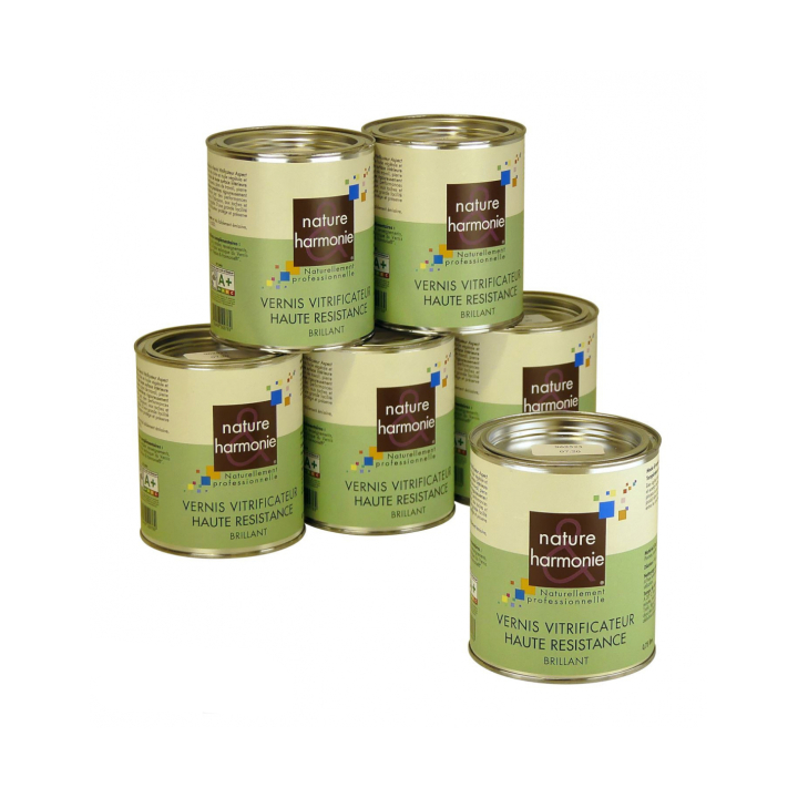 Vernis vitrificateur Haute résistance Brillant incolore 75cl LECOPOT