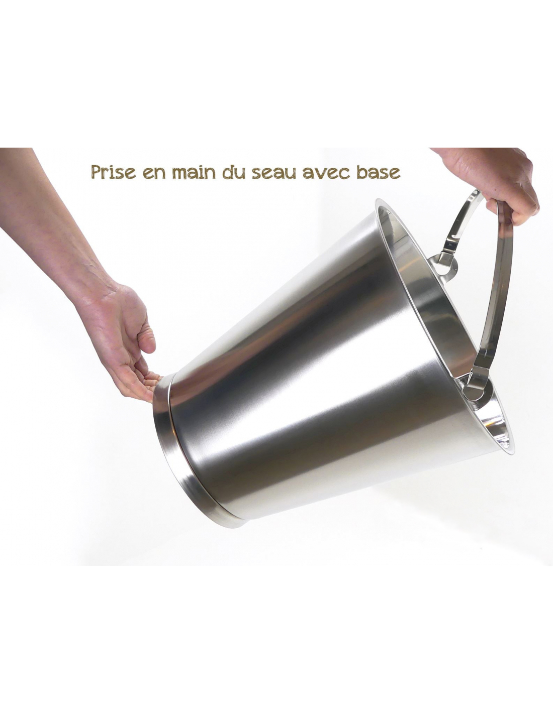 Bavette inox pour toilette sèche LECOPOT