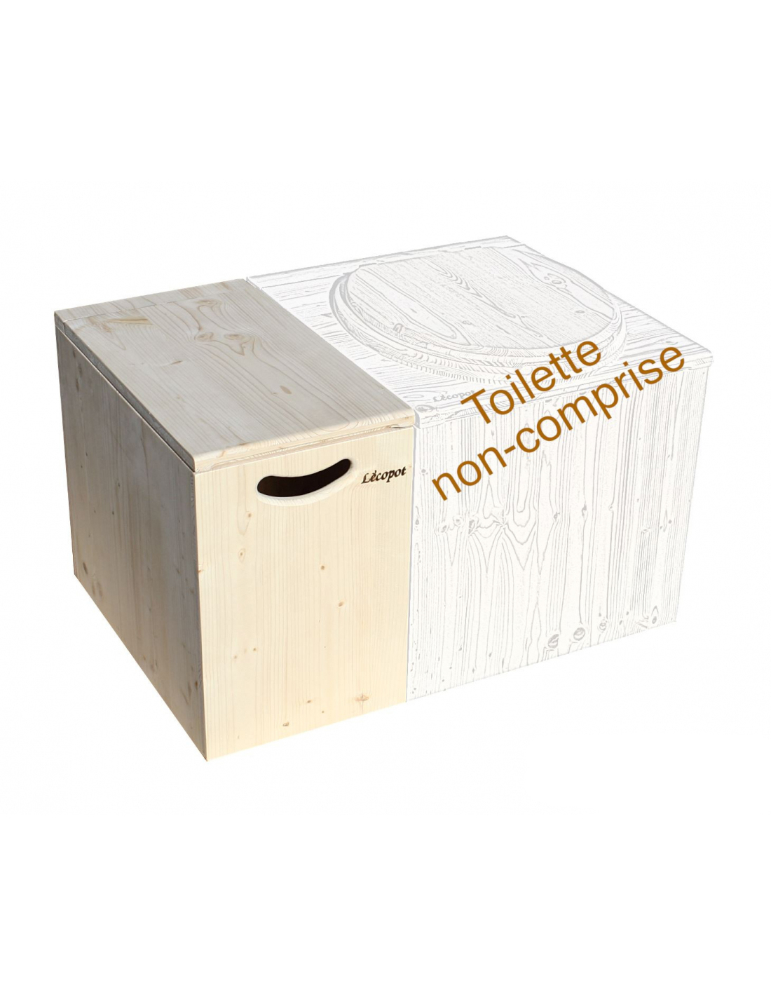 Litière spéciale toilette sèche Copeaux bois / Chanvre LECOPOT