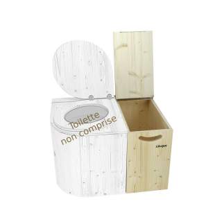 Sawdust Container with cover for compost toilet - Lécopot