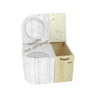 Sawdust Container with cover for compost toilet - Lécopot