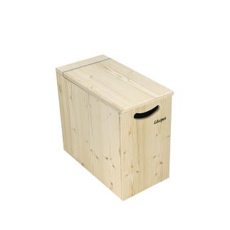 Holzbox für Sägespäne  mit Deckel von Lécopot