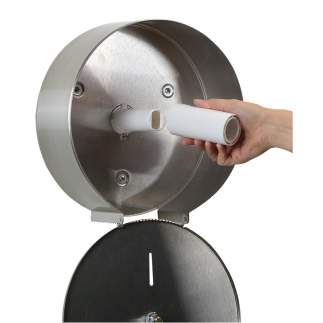 Distributeur de papier hygiénique en inox brossé 430