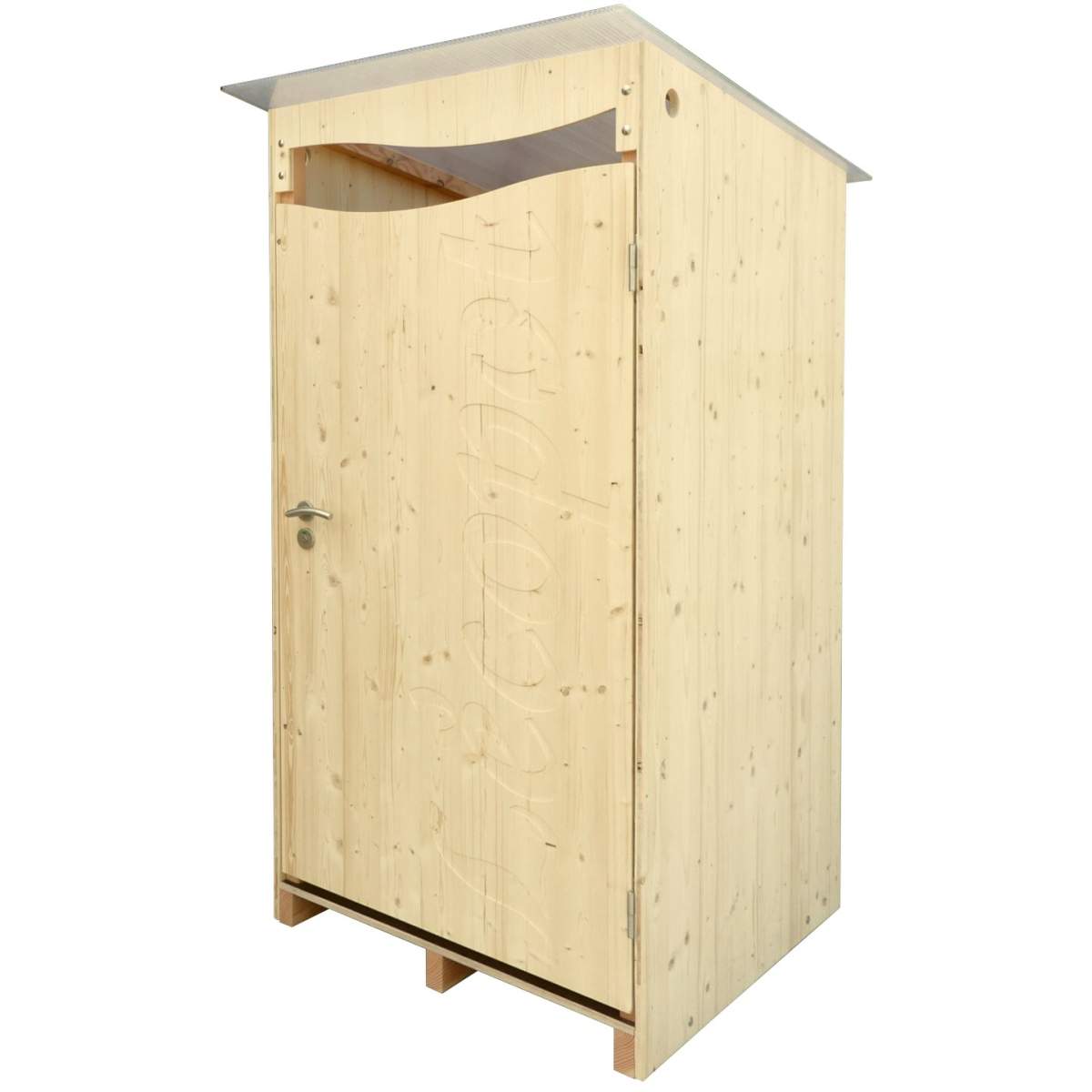 La Ventarèl – Spruce outdoor cabin for dry toilet