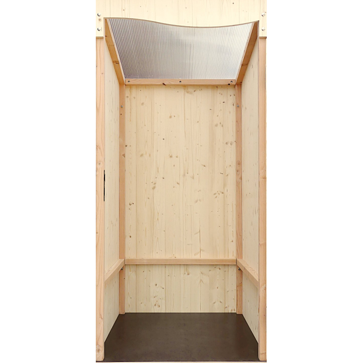 La Ventarèl - Cabine extérieure ÉPICÉA pour toilette sèche LECOPOT