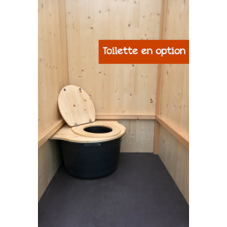 La Ventarèl - Cabine extérieure ÉPICÉA pour toilette sèche LECOPOT