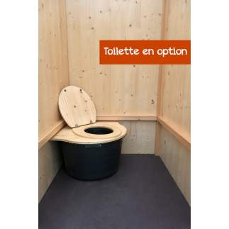 La Ventarèl - Cabine extérieure ÉPICÉA pour toilette sèche LECOPOT