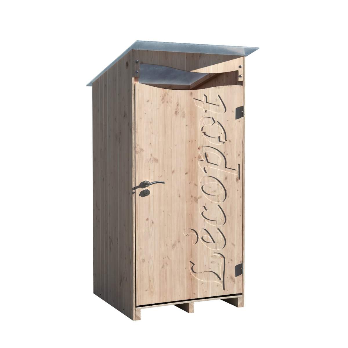 La Ventarèl – Douglas outdoor cabin for compost toilet - Lécopot