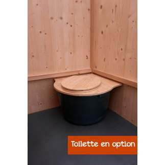 La Ventarèl – Douglas outdoor cabin for compost toilet - Lécopot