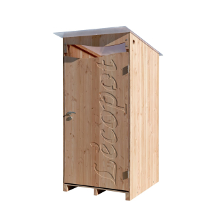 La Ventarèl – Douglas outdoor cabin for compost toilet - Lécopot