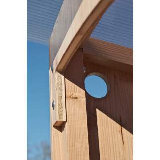 La Ventarèl – Douglas outdoor cabin for compost toilet - Lécopot