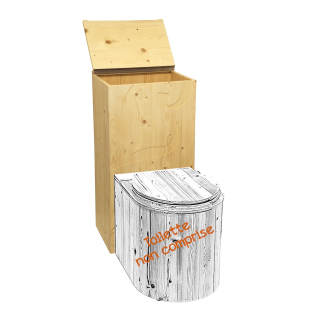 Sawdust Container with cover for compost toilet - Lécopot