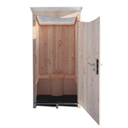La Ventarèl – Douglas outdoor cabin for compost toilet - Lécopot
