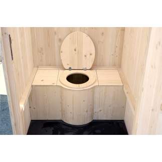 Cabina wc de madera quimico o compostaje