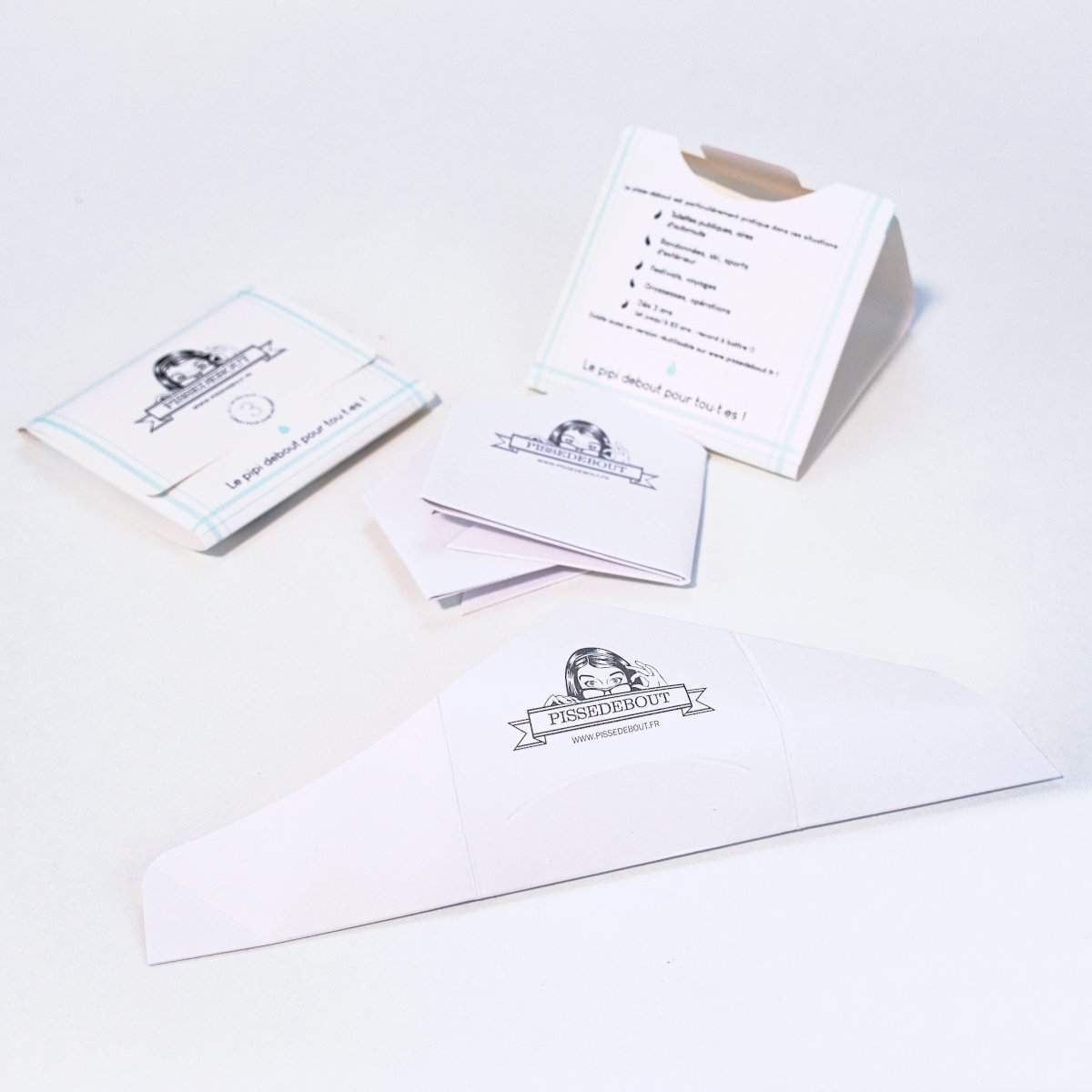 Lote de 5 "Mea de pie" descartables