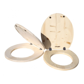 Dry toilet seat and lid set