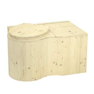 Papillon d'angle gauche brut -  Toilette sèche - Lécopot