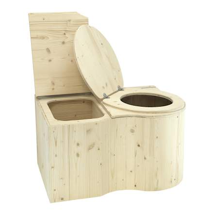 Papillon d'angle droite brut -  Toilette sèche - Lécopot