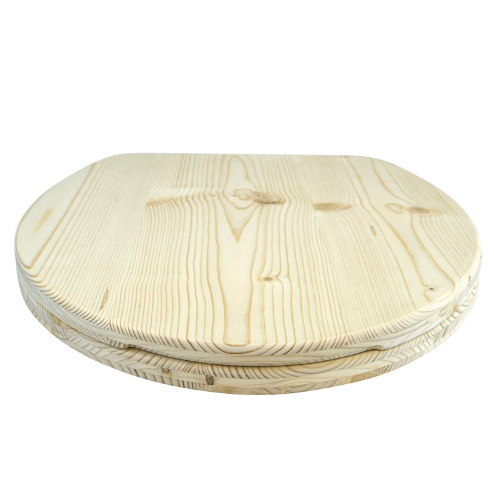 Dry toilet seat and lid set