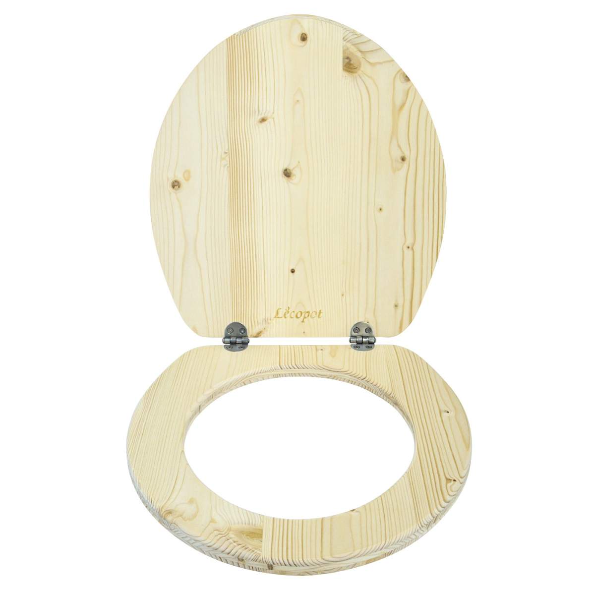 Dry toilet seat and lid set