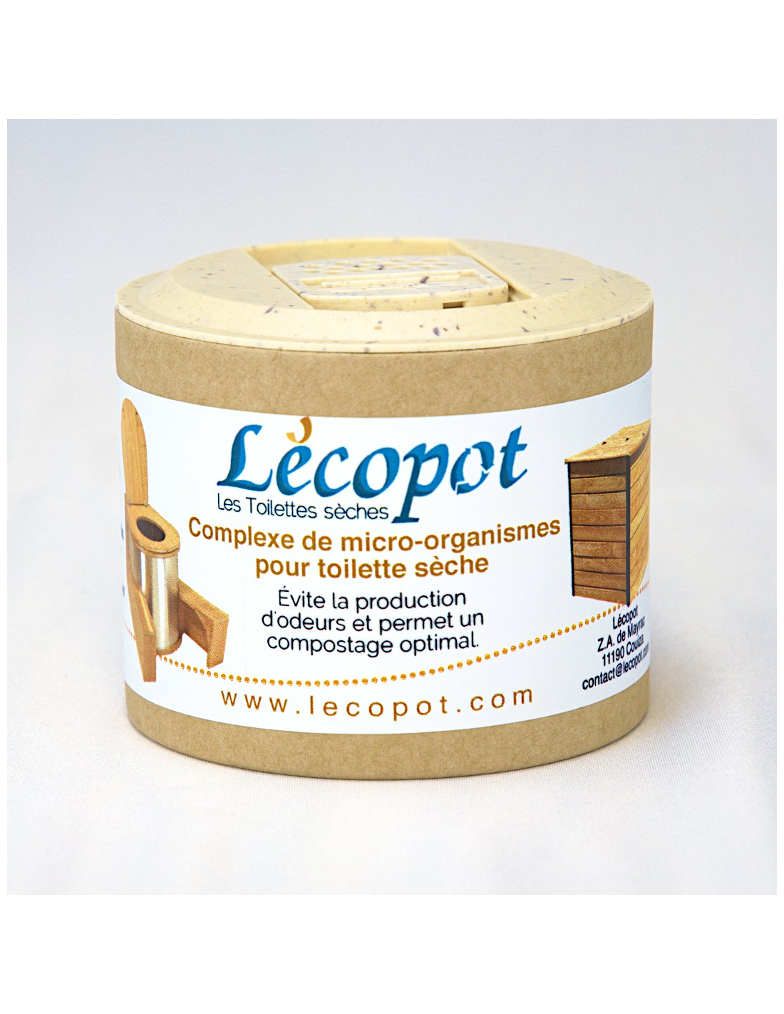 Litière spéciale toilette sèche Copeaux bois / Chanvre LECOPOT