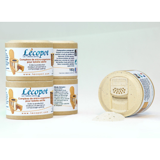 Efficient micro-organisms for compost toilets - Lécopot