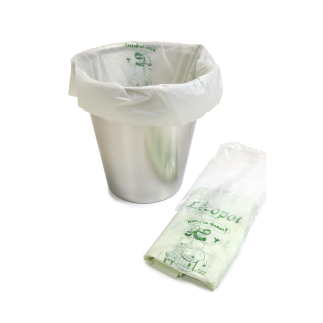 500 x 50 liter compostable bags for your dry toilets - Lécopot
