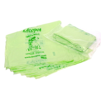 250 x 50 liter compostable bags for your dry toilets - Lécopot