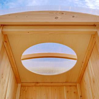 LécoBox – Outdoor dry toilet cabin by Lécopot