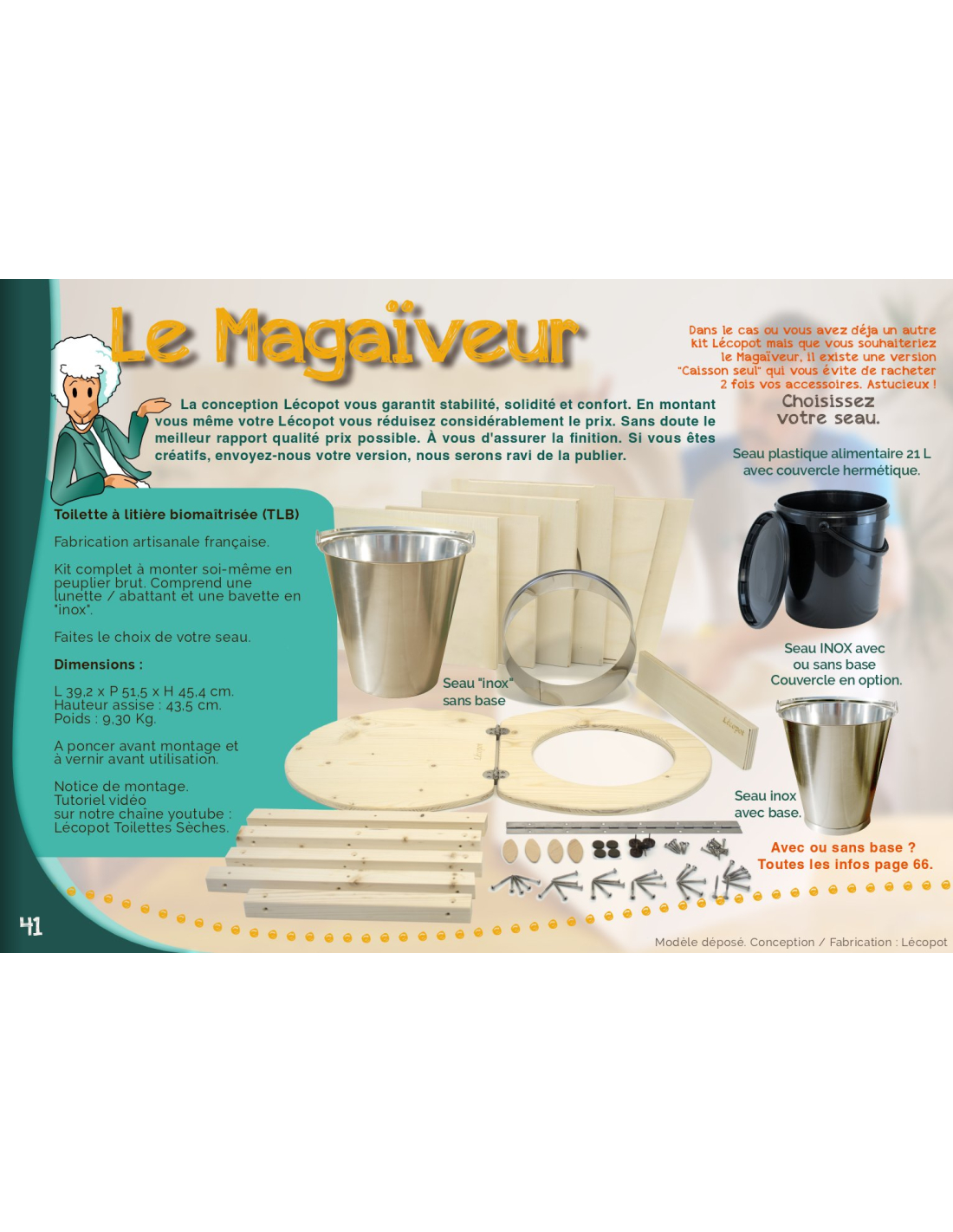 Le Magaiveur : fabriquez votre toilette sèche DIY - Lecopot.