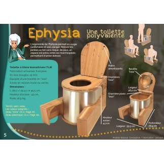 Ephysia - Toilette sèche ergonomique Lécopot