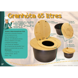 La Granhòta 65 - Toilette sèche LECOPOT
