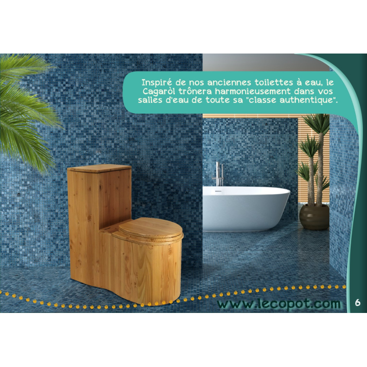 Die Schnecke Douglasie - Trockentoilette von Lécopot