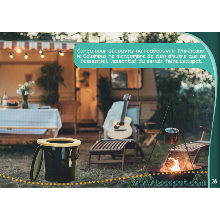 Colombus - Sanitario seco de viaje - Lécopot