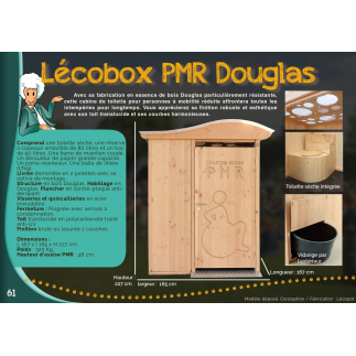 LécoBox für Behinderte - Trockentoilette für draußen