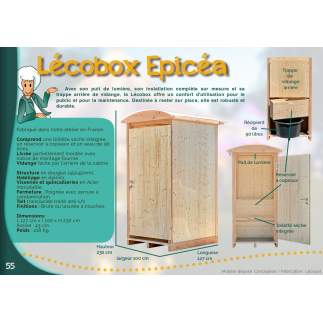 LécoBox - Toilette sèche extérieure LECOPOT