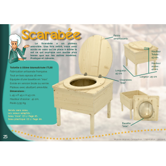 Le Scarabée - Toilette sèche LECOPOT