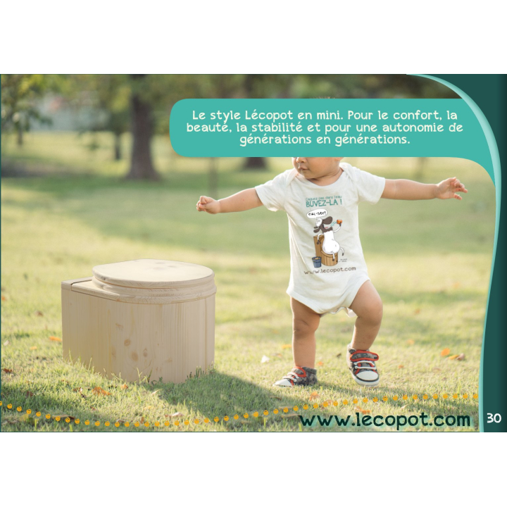 Die Blattlaus - Trockentoilette für Kinder - Lécopot Komposttoiletten