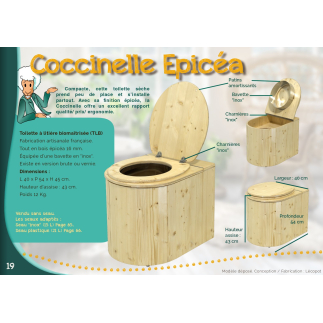 La Coccinelle - Toilette sèche LECOPOT